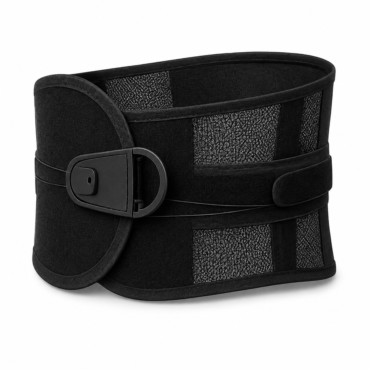 Corrector de Postura Lumbar — vista frontal con doble ajuste de compresión